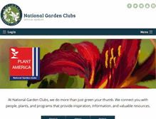Tablet Screenshot of gardenclub.org
